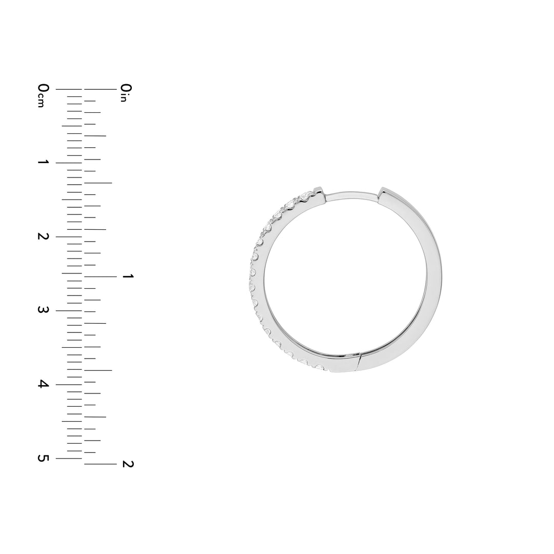 Diamond Hoop Earrings (7/8tcw)