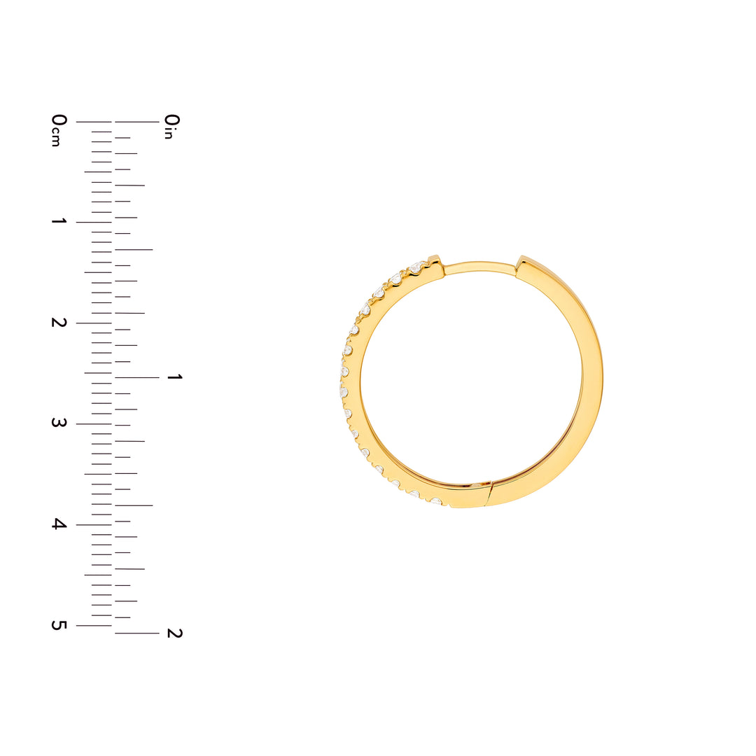 Diamond Hoop Earrings (7/8tcw)