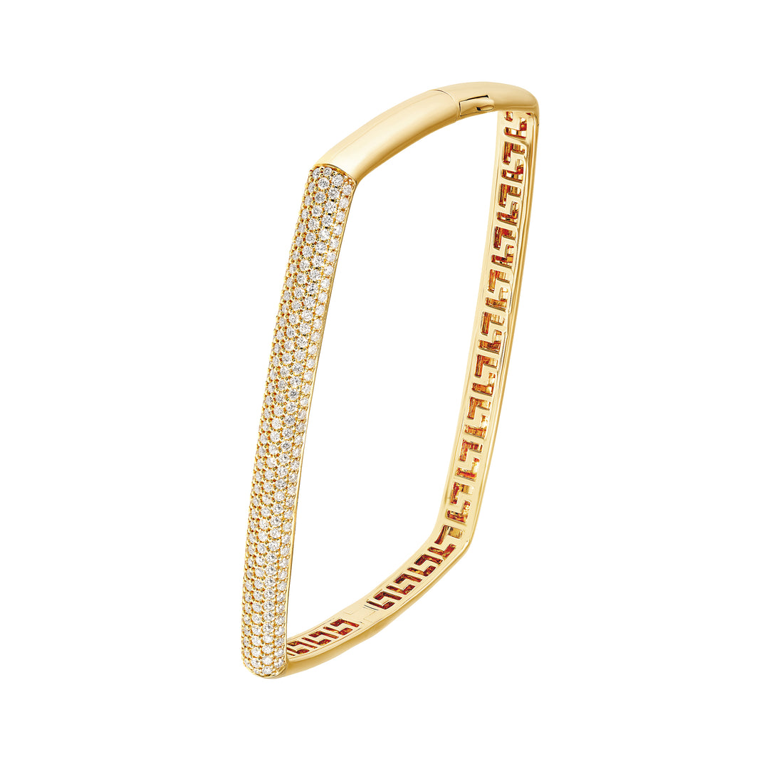 Pavé Diamond Square Bangle