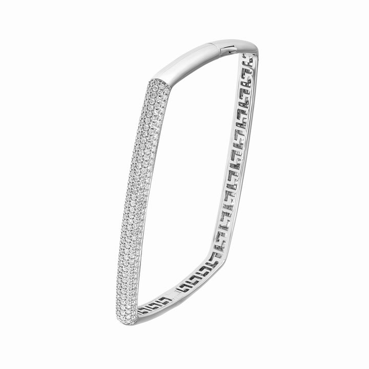Pavé Diamond Square Bangle