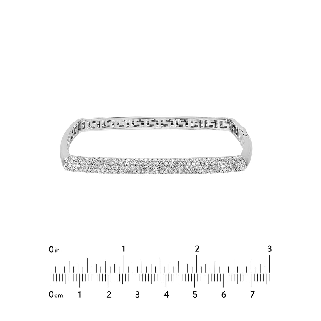 Pavé Diamond Square Bangle
