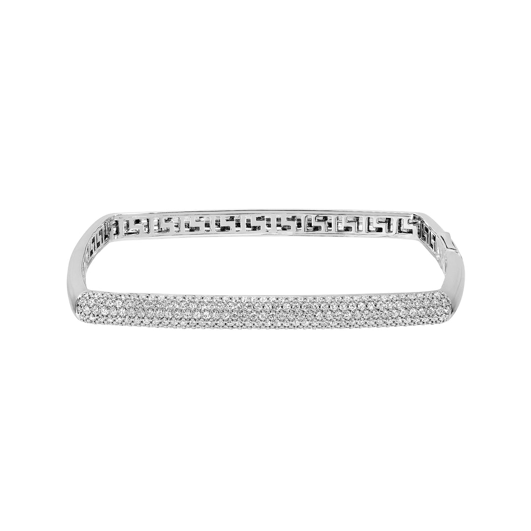 Pavé Diamond Square Bangle