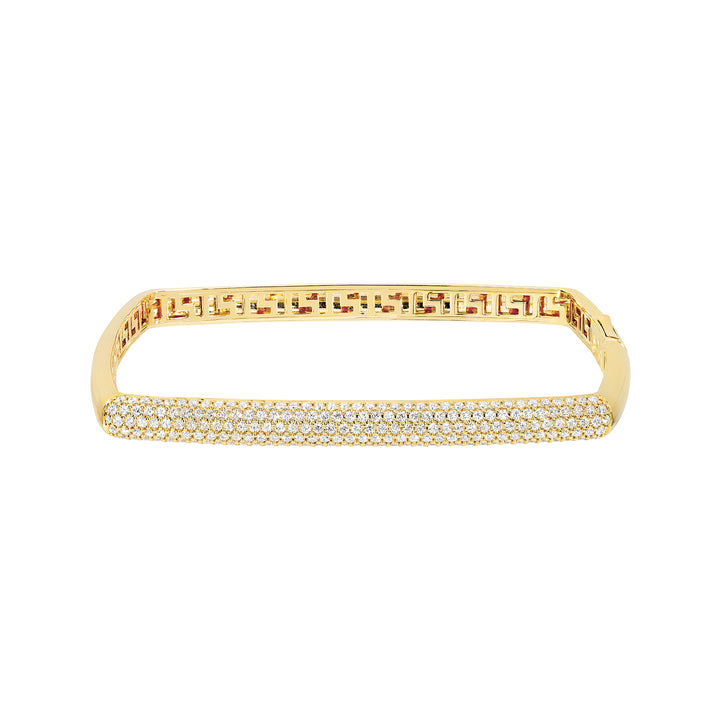 Pavé Diamond Square Bangle