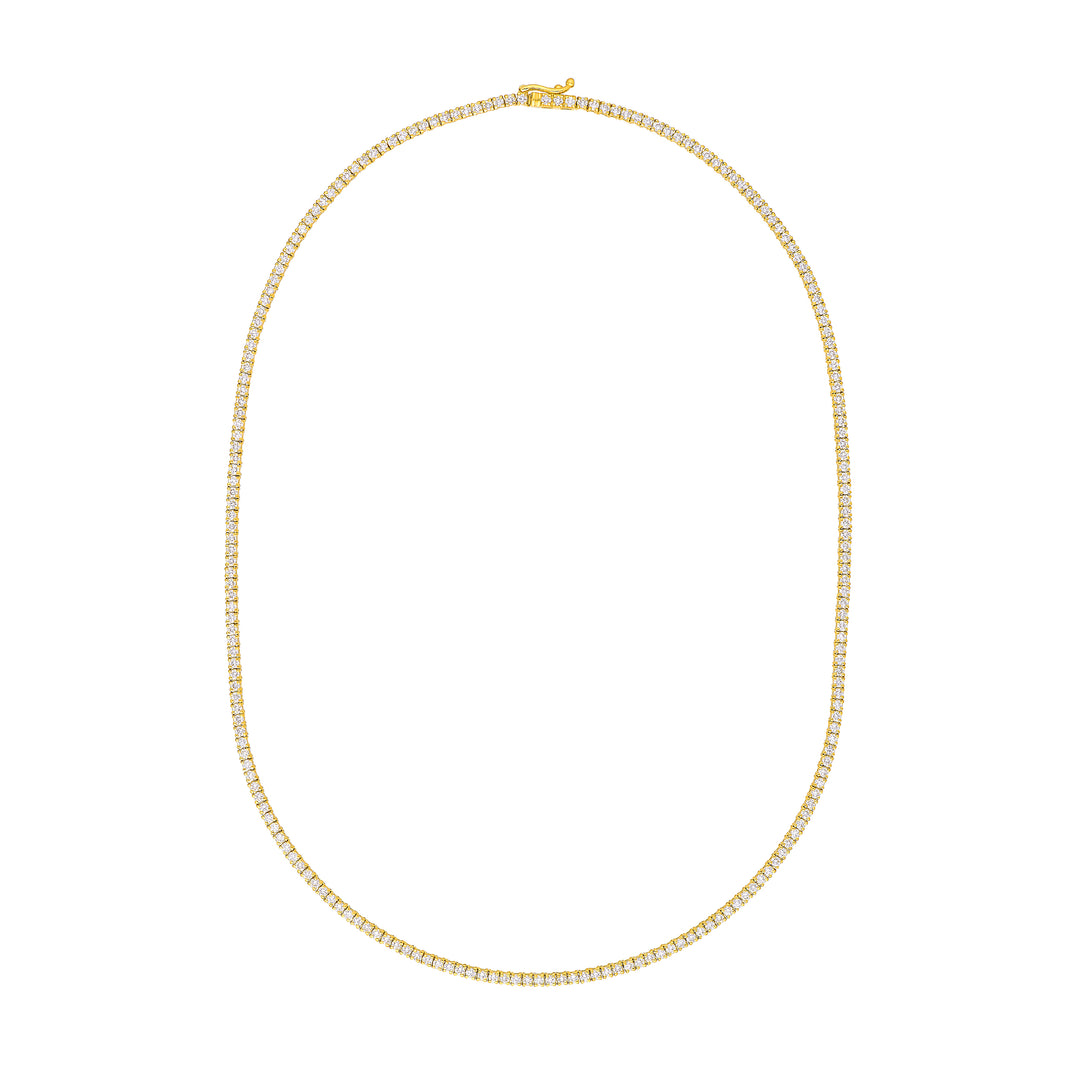 Diamond 16 Tennis Necklace (4-1/2tcw)