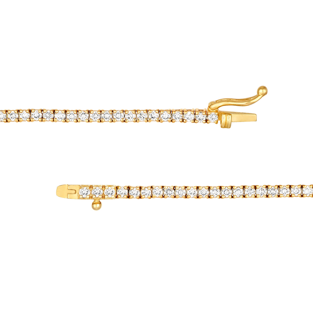 Diamond 16 Tennis Necklace (4-1/2tcw)