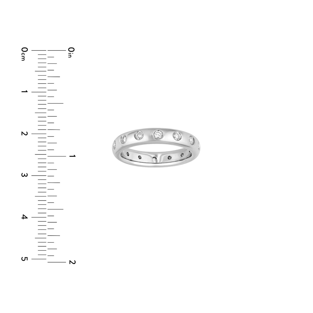 1/2tcw Round Diamond Straight Band Ring