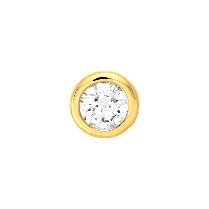 1/2tcw Round Diamond Martini Bezel Stud Earrings