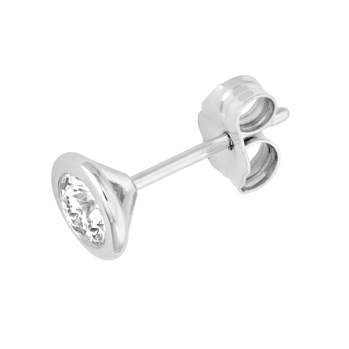 3/8tcw Round Diamond Martini Stud Earrings