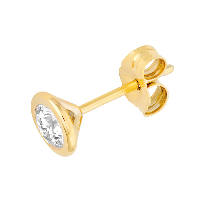 3/8tcw Round Diamond Martini Stud Earrings