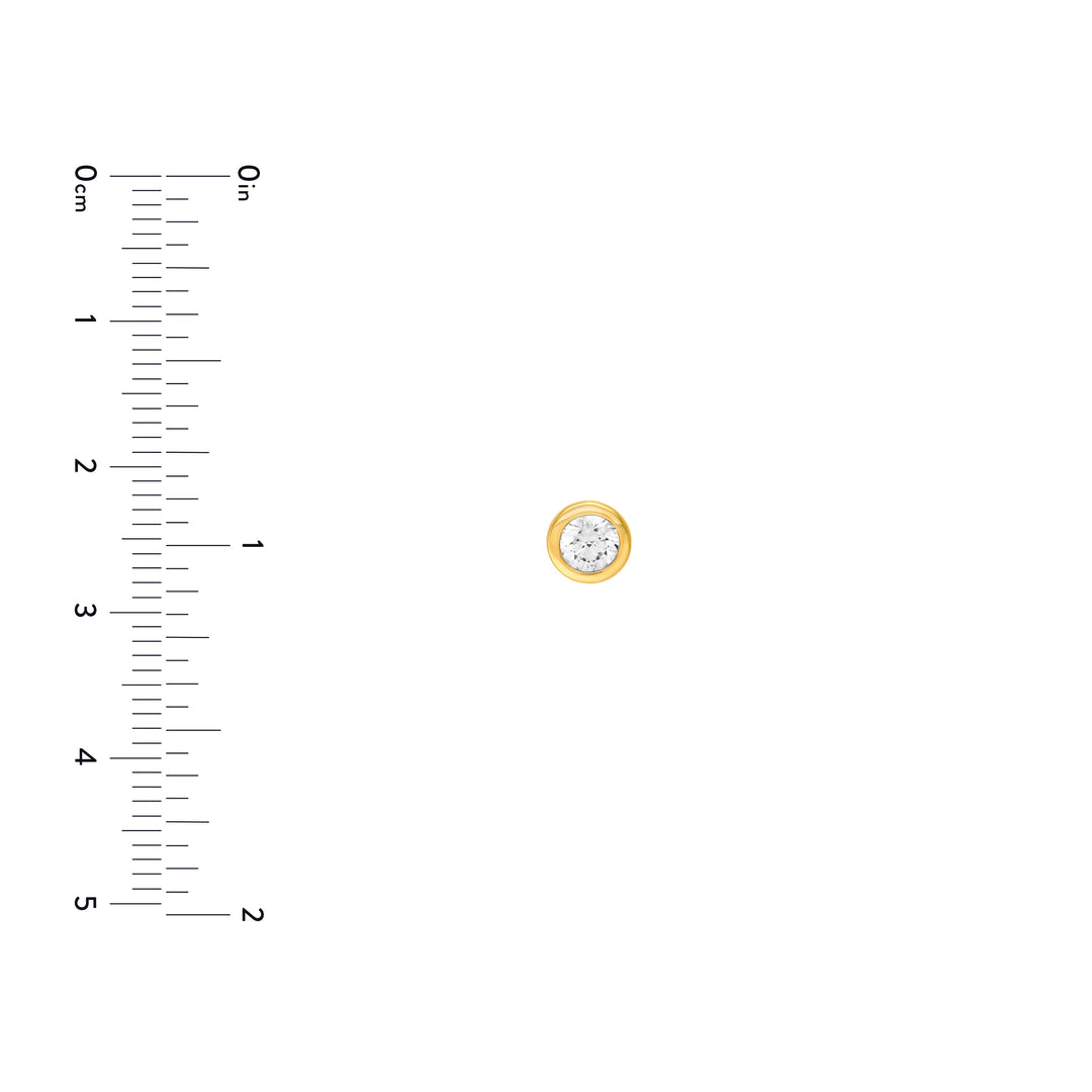 3/8tcw Round Diamond Martini Stud Earrings