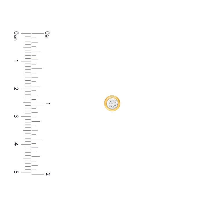 3/8tcw Round Diamond Martini Stud Earrings