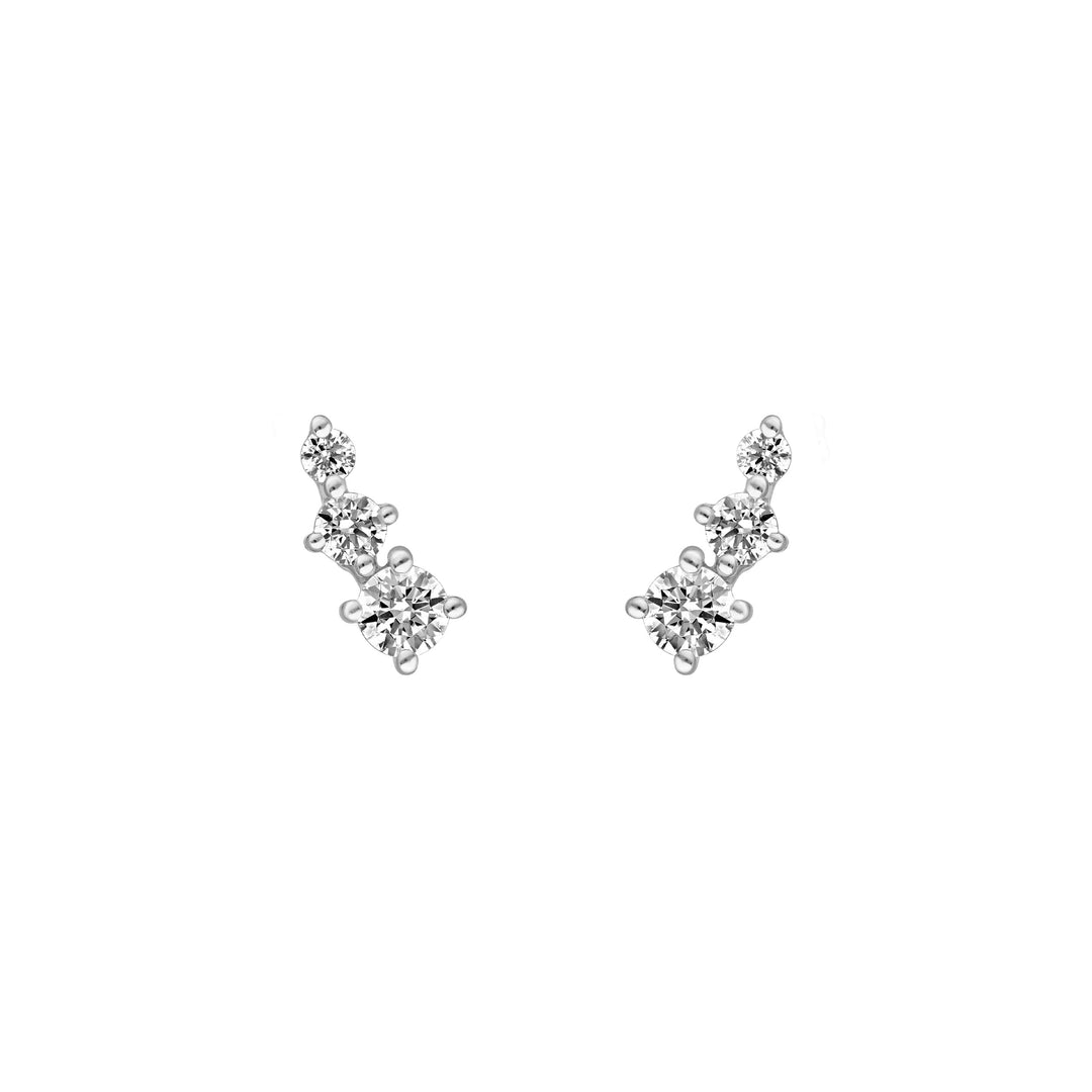 3/8tcw Diamond Graduated Earrings