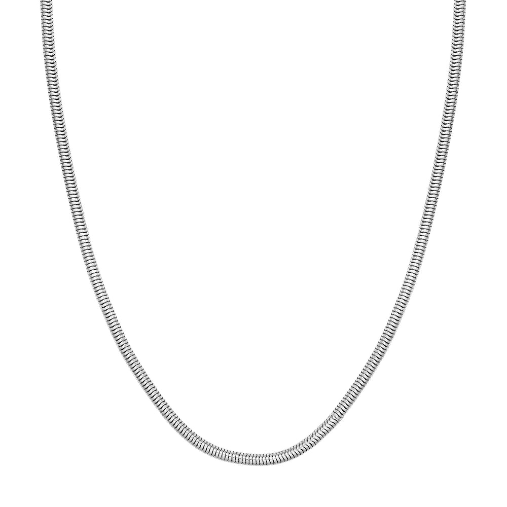 3mm Sterling Silver Round Snake Chain