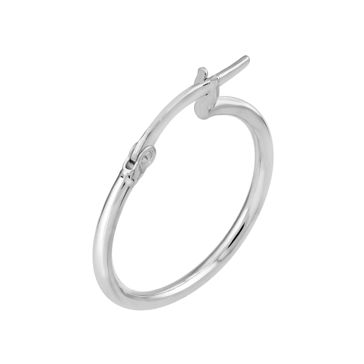 15mm Round Hoop Earrings