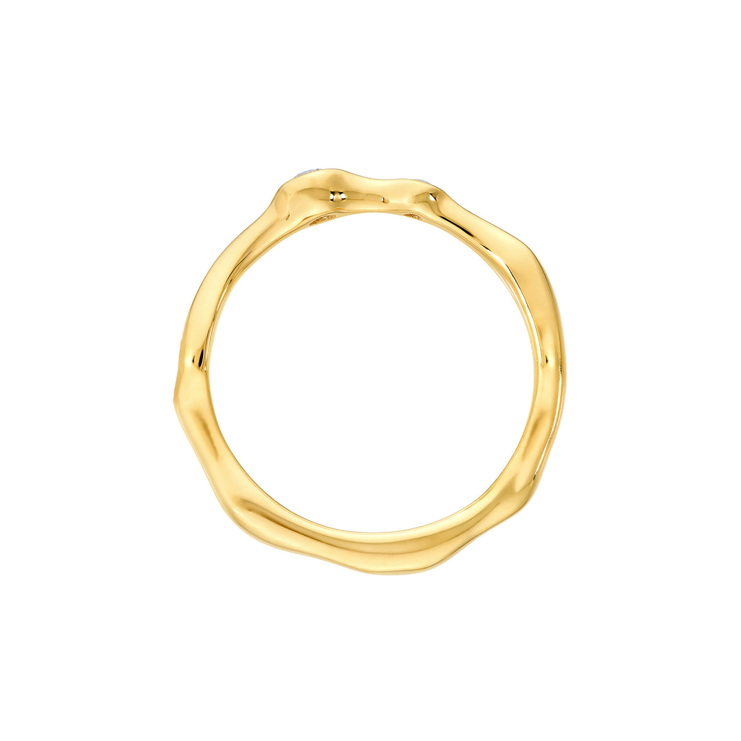 Diamond Duo Organic Ring