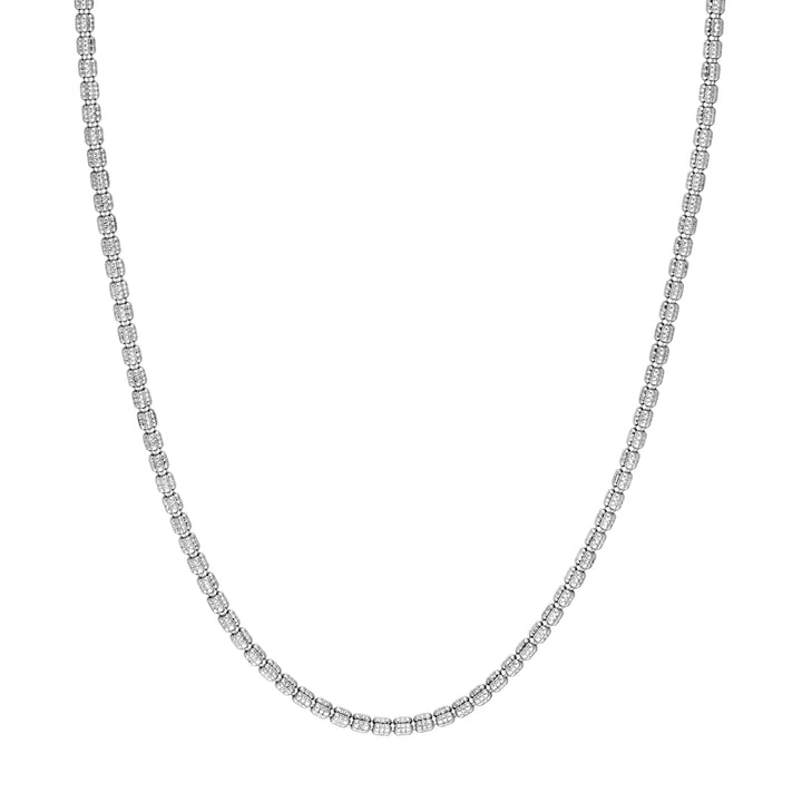3.6mm Sterling Silver D/C Ice Chain [3 row]