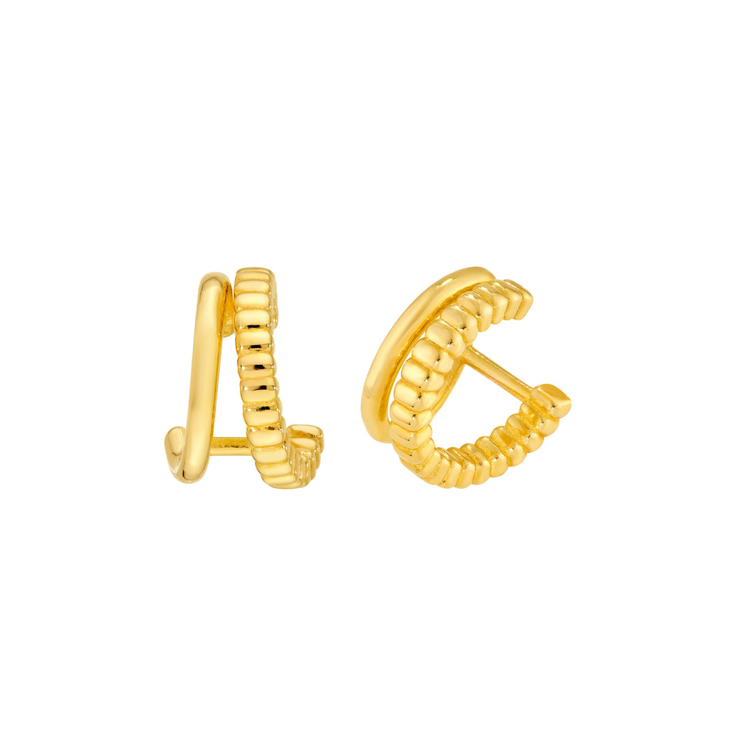 Plain & Ribbed Ear Cuff