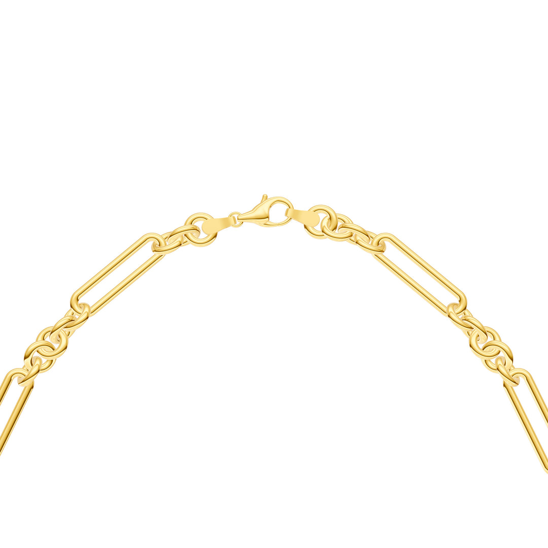 7/8tcw London Blue 5+1 Link Necklace