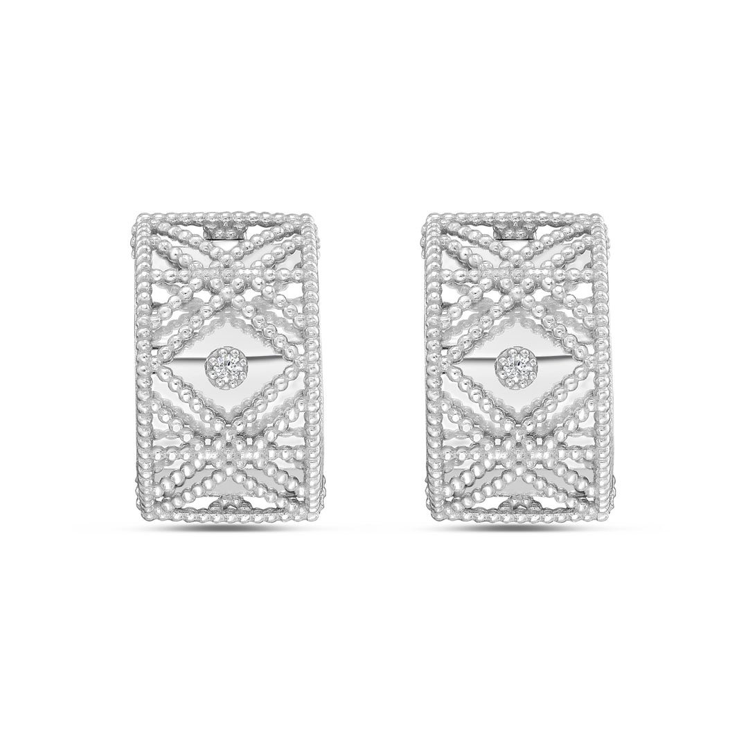 14K Diamond VannÃ¨rie Earrings