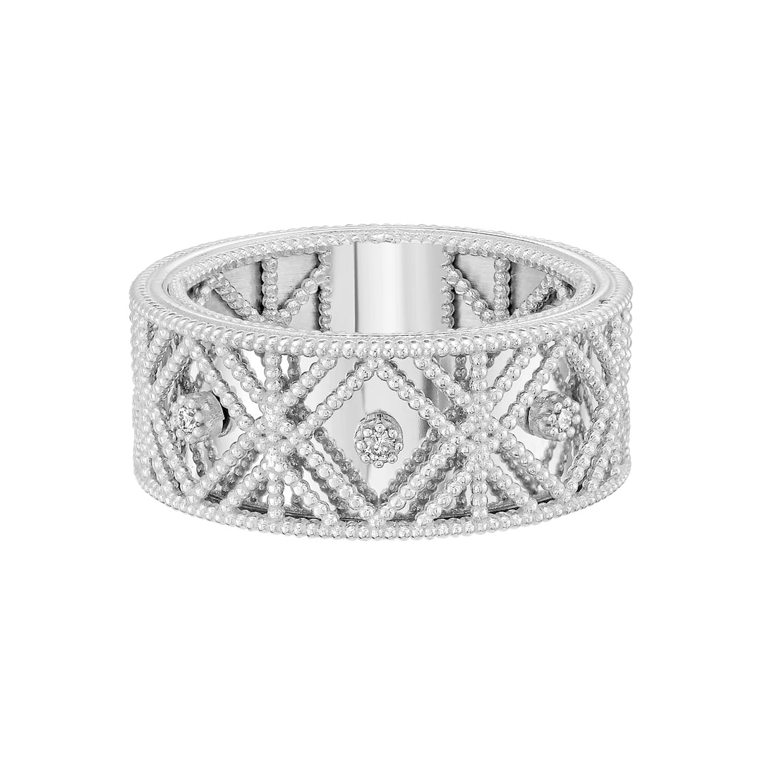 14K Diamond VannÃ¨rie Ring
